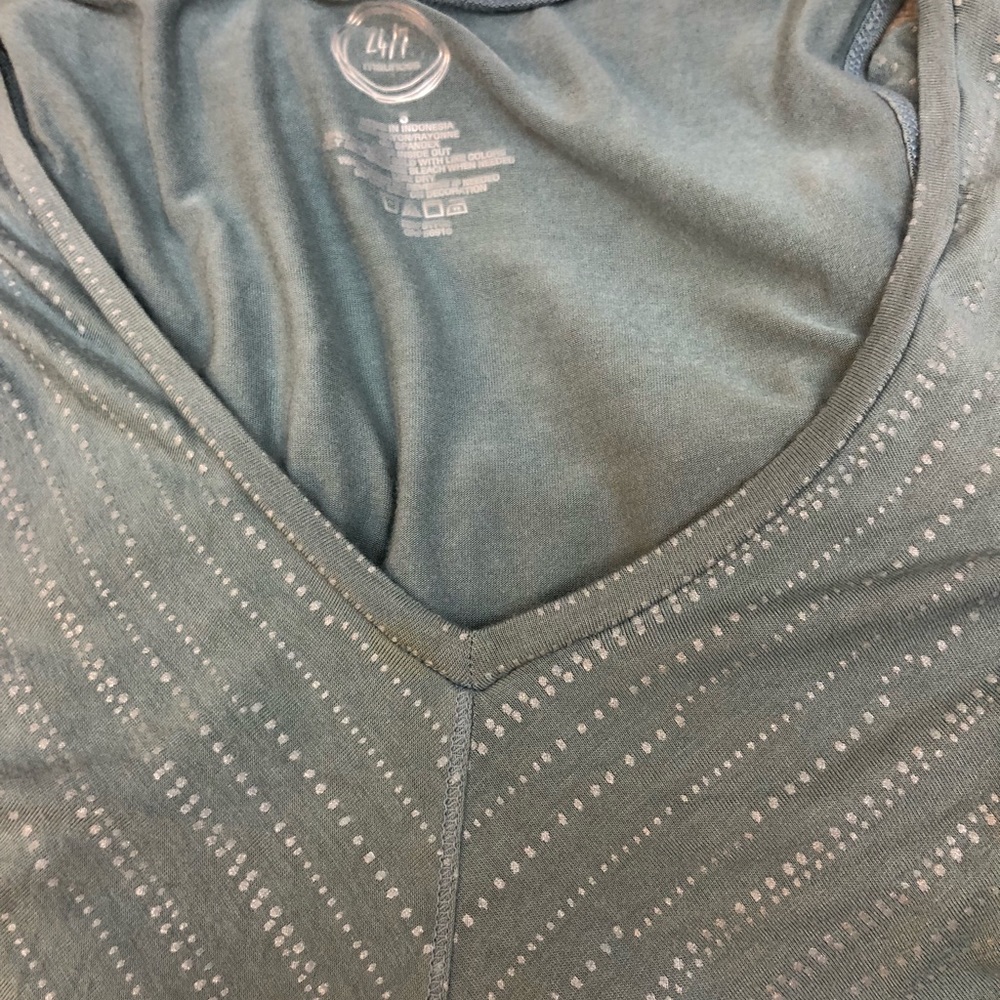 Blue Gray Tunic Tank Plus size
